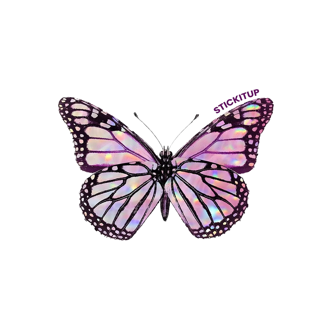 PINK BUTTERFLY Sticker